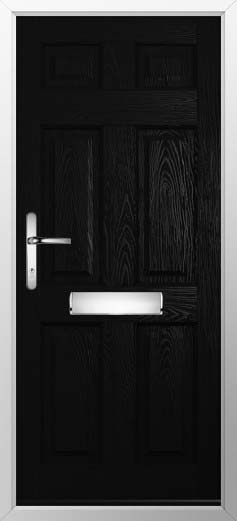 Tenby Solid Solidor Composite Door in Black