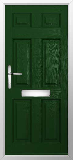 Tenby Solid Solidor Composite Door in Green