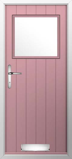 Trieste Glazed Solidor Composite Door in Champagne Blush