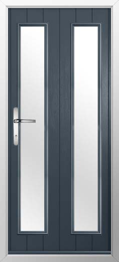 Venice Glazed Solidor Composite Door in Anthracite Grey