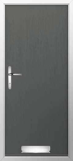Verona Solid Solidor Composite Door in Granite Grey