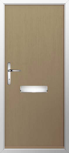 Verona Solid Solidor Composite Door in Truffle Brown