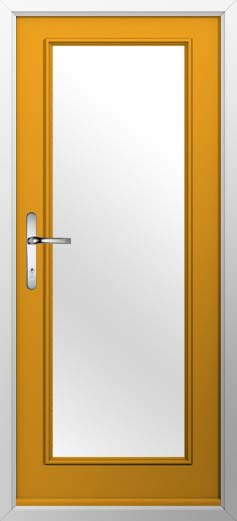 Windsor Glazed Solidor Composite Door in Amber Gold