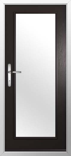 Windsor Glazed Solidor Composite Door in Black Brown