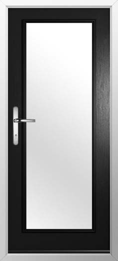 Windsor Glazed Solidor Composite Door in Black