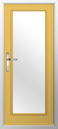 Windsor Glazed Solidor Composite Door in Buttercup Yellow