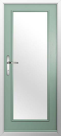 Windsor Glazed Solidor Composite Door in Chartwell Green