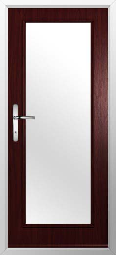 Windsor Glazed Solidor Composite Door in Rosewood