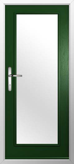 Windsor Glazed Solidor Composite Door in Green