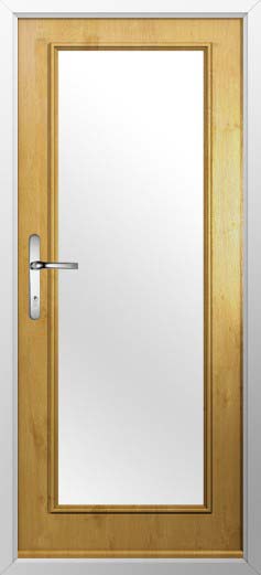 Windsor Glazed Solidor Composite Door in Irish Oak
