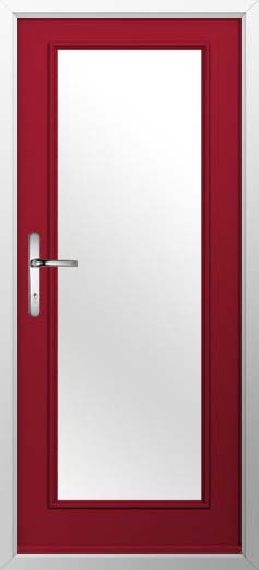 Windsor Glazed Solidor Composite Door in Ruby Red