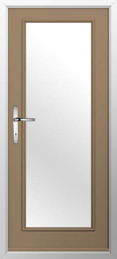 Windsor Glazed Solidor Composite Door in Truffle Brown