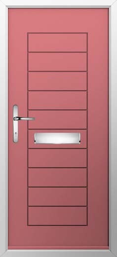 Windsor Solid Solidor Composite Door in Antique Rose