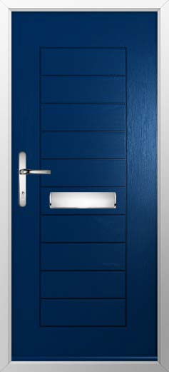 Windsor Solid Solidor Composite Door in Blue