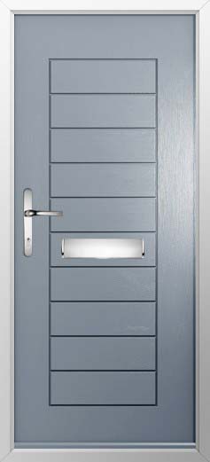 Windsor Solid Solidor Composite Door in French Grey