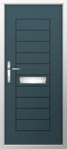 Windsor Solid Solidor Composite Door in Midnight Grey