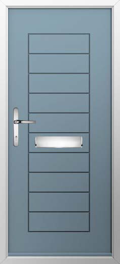 Windsor Solid Solidor Composite Door in Twilight Grey
