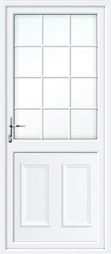 Clinton Half Panel Georgian Bar UPVC Back Door