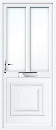 Reagan Half Panel Dual Glazed UPVC Front Door