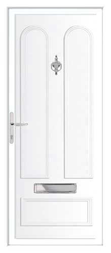 Cambridge Solid UPVC Front Door