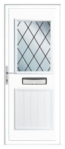 Chester Diamond Lead UPVC Front Door