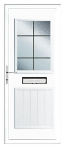 Chester Square Lead UPVC Front Door