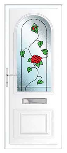 Devon Wild Rose CD UPVC Front Door