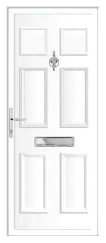 Edwardian Solid UPVC Front Door