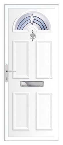 Georgian 1 DB 8 UPVC Front Door