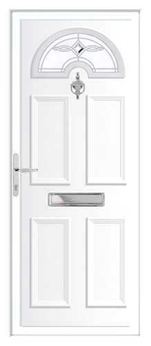 Georgian 1 Elegance DB UPVC Front Door