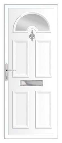 Georgian 1 Glazed UPVC Front Door