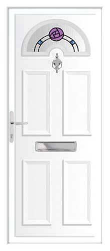 Georgian 1 Rennie Islay CD UPVC Front Door