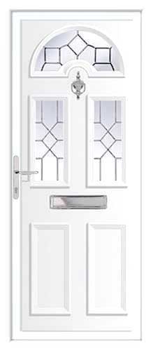 Georgian 3 CL 5 UPVC Front Door