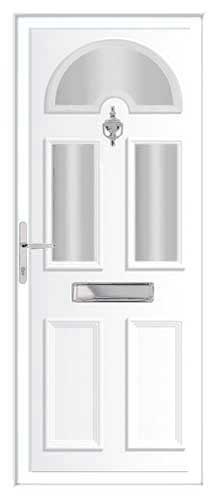 Georgian 3 Glazed UPVC Front Door