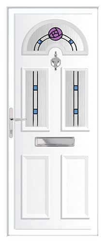 Georgian 3 Rennie Islay CD UPVC Front Door
