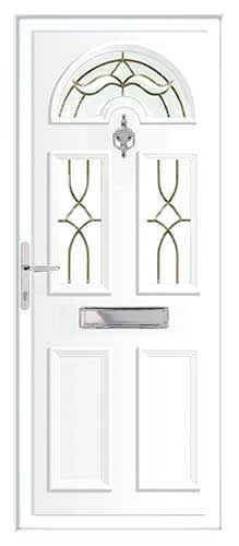 Georgian 3 Sirius DB UPVC Front Door
