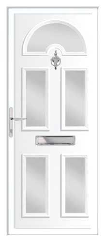 Georgian 5 Glazed UPVC Front Door