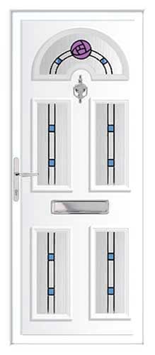 Georgian 5 Rennie Islay CD UPVC Front Door
