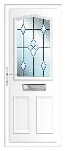 Jacobean Bevel A DB UPVC Front Door