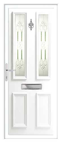 Monaco BP 5 Green UPVC Front Door