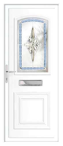 Victorian Cobalt DB UPVC Front Door