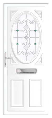 Warwick Emerald Eclipse DB UPVC Front Door