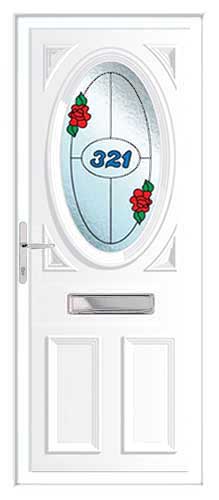 Warwick House Rose CD UPVC Front Door
