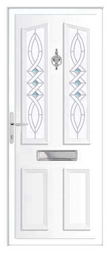 Windsor Sapphire Twist DB UPVC Front Door